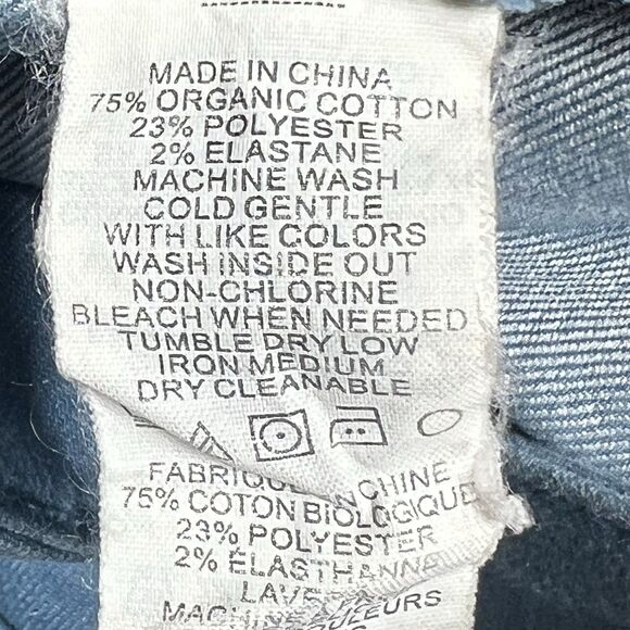 Prana Jeans Womens Size 4/27 Blue Stretch Skinny Straight Denim Pockets - Picture 11 of 13